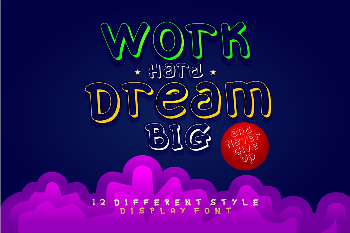 Mixy Missy - 12 Styles Display Font, a Sans Serif Font by PutraCetol Studio (Photo 16 of 17)