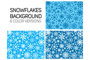Snowflakes Background, a Pattern Graphic by beguima (Thumbnail 1 of 6)