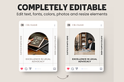 Lawyer Instagram Marketing, a Social Media Template by EliteMatidi (Thumbnail 4 of 8)