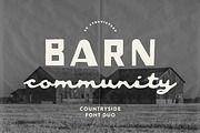Barn Community Handwritten Duo, a Script Font by Struvictory.art (Thumbnail 1 of 9)