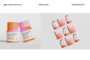 Pill Bottle Packaging Mockup Set, a Packaging Mockup by Mego-studio (Thumbnail 6 of 10)