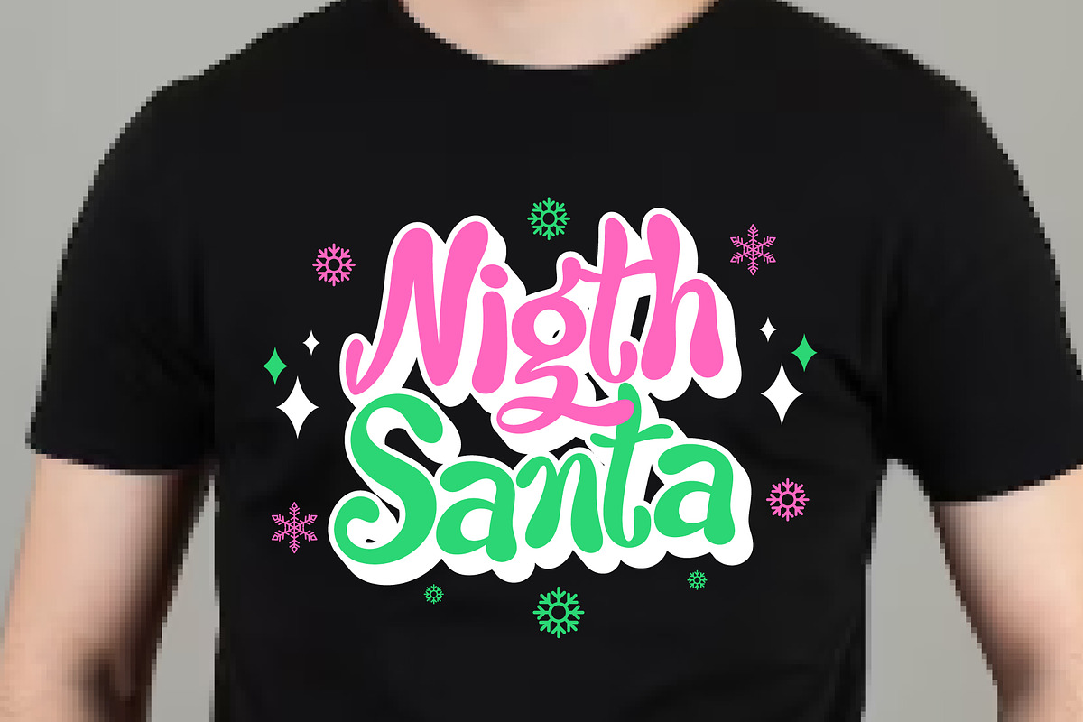 Santa Party Font, a Handwritten Font by KengGraphic (Photo 3 of 13)