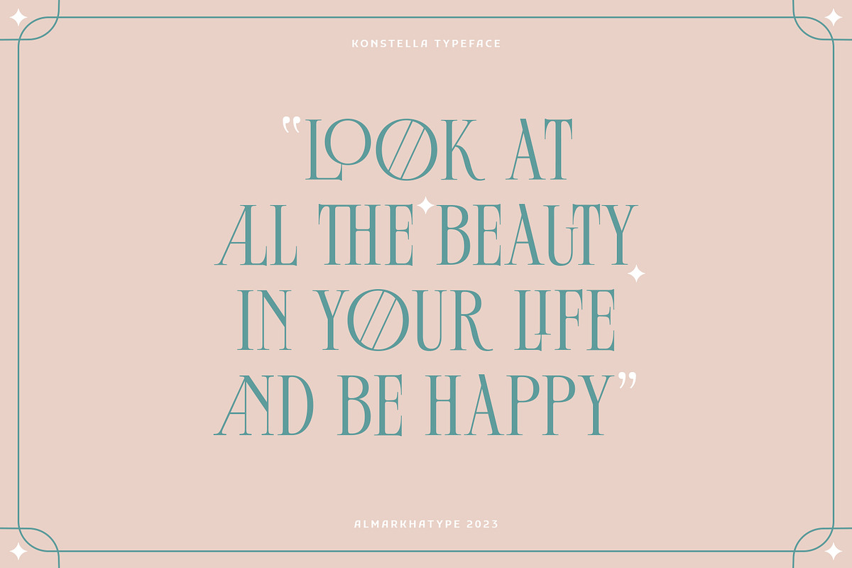 Konstella – Sophisticated Ligature, a Serif Font by Almarkhatype (Photo 4 of 11)