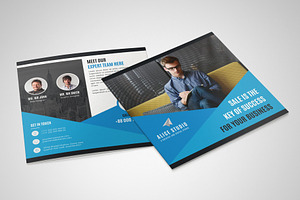Square Bifold Brochure Template