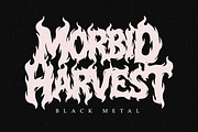 Beside Horizon | Natural Death Metal, a Symbol Font by Masyafi Studio (Thumbnail 2 of 8)