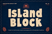 Island Block, a Slab Serif Font by Wow Magic (Thumbnail 1 of 5)