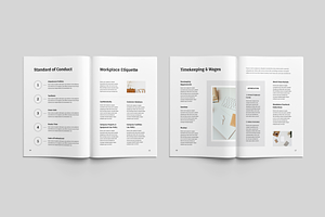 Employee Handbook Word & Indesign