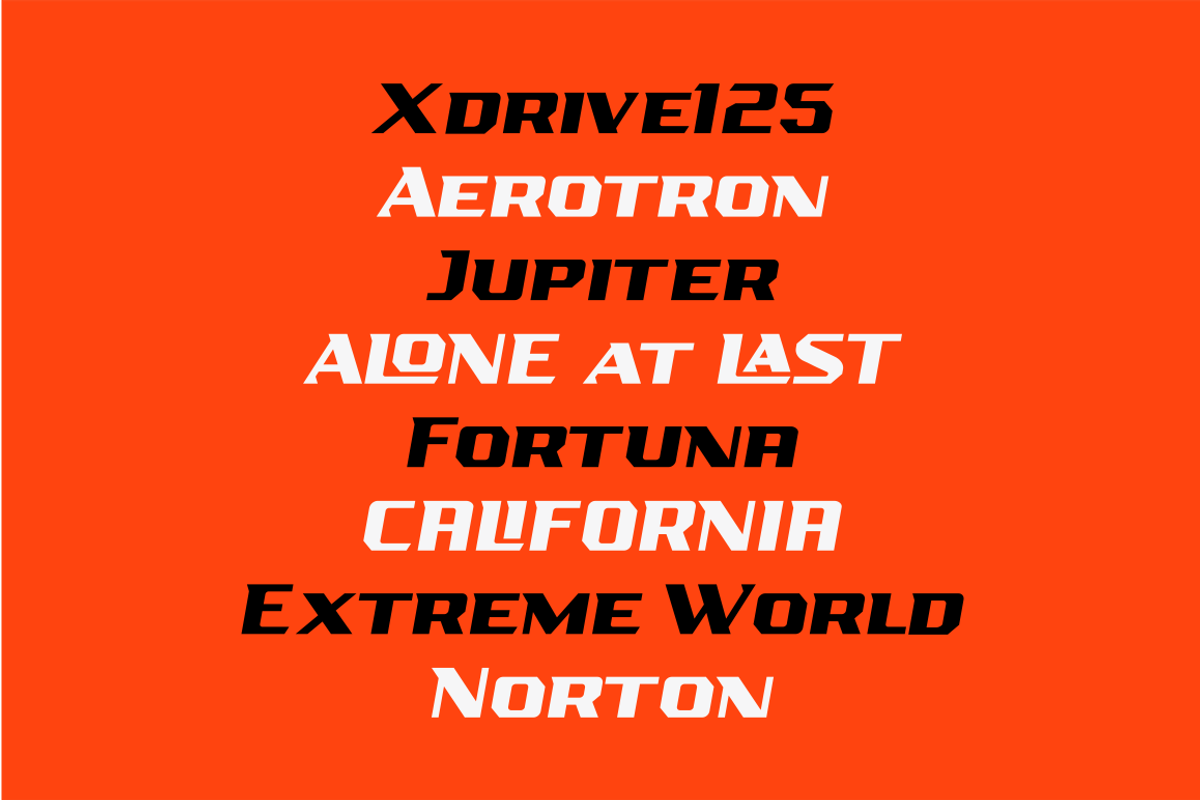 AIRBOLT, a Sans Serif Font by Bagerich Type Foundry (Photo 7 of 9)