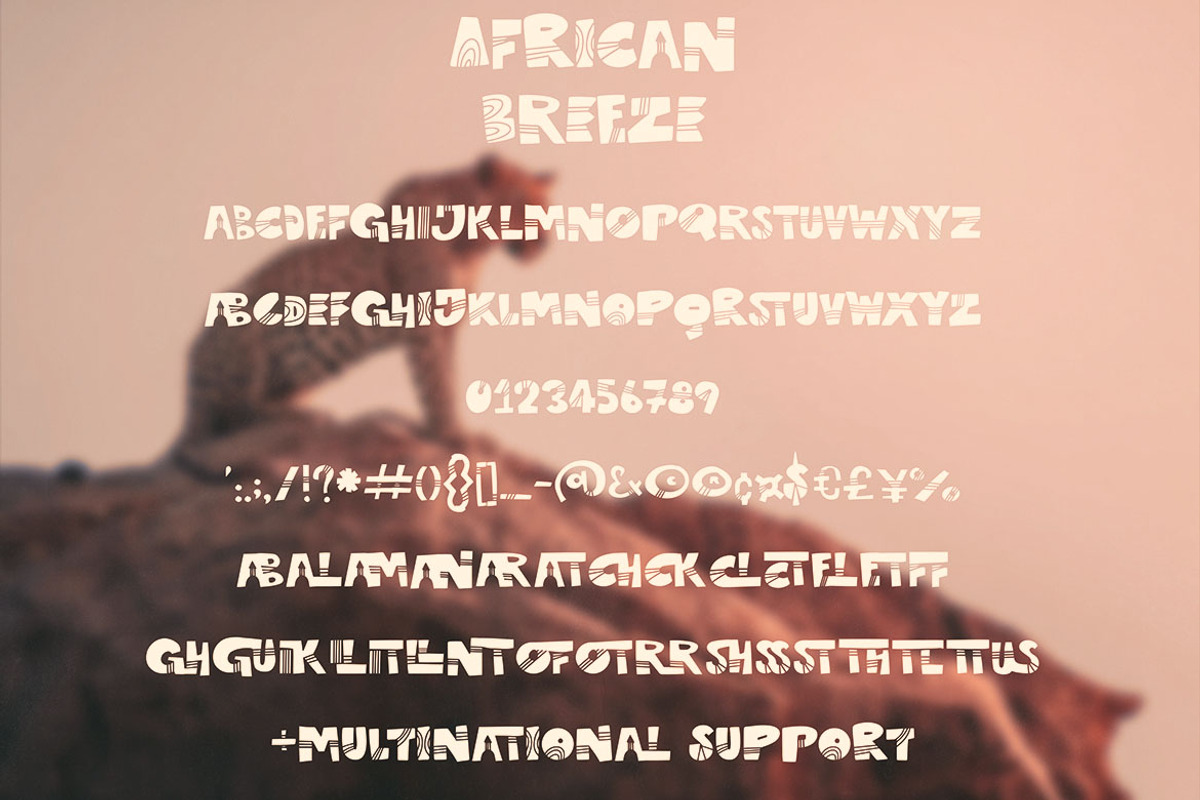 African Breeze Playful Font, a Handwritten Font by Deeezy (Photo 5 of 6)