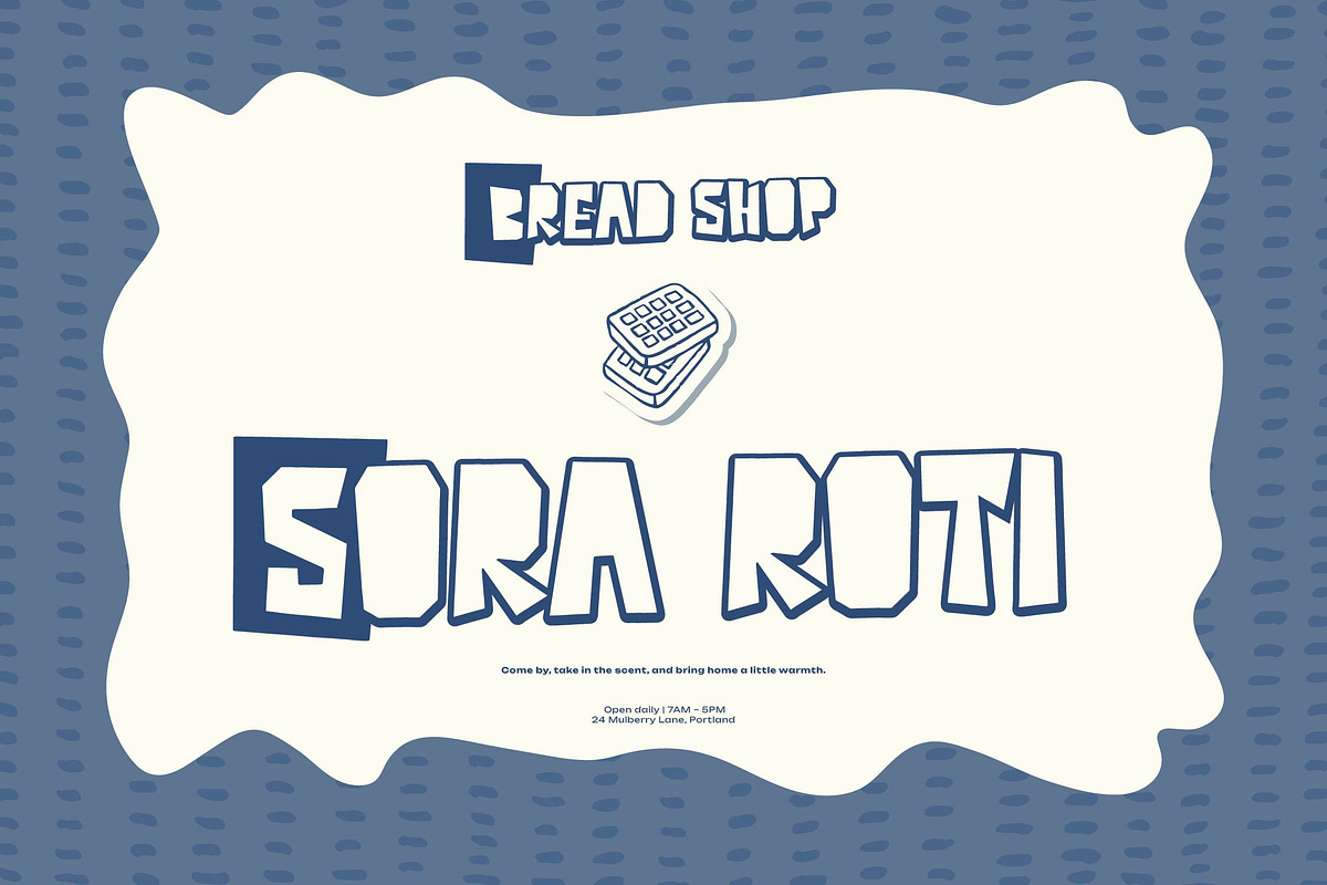 Blueming Sharing Cutout Handwritten, a Handwritten Font by gracetype_studio (Photo 4 of 12)