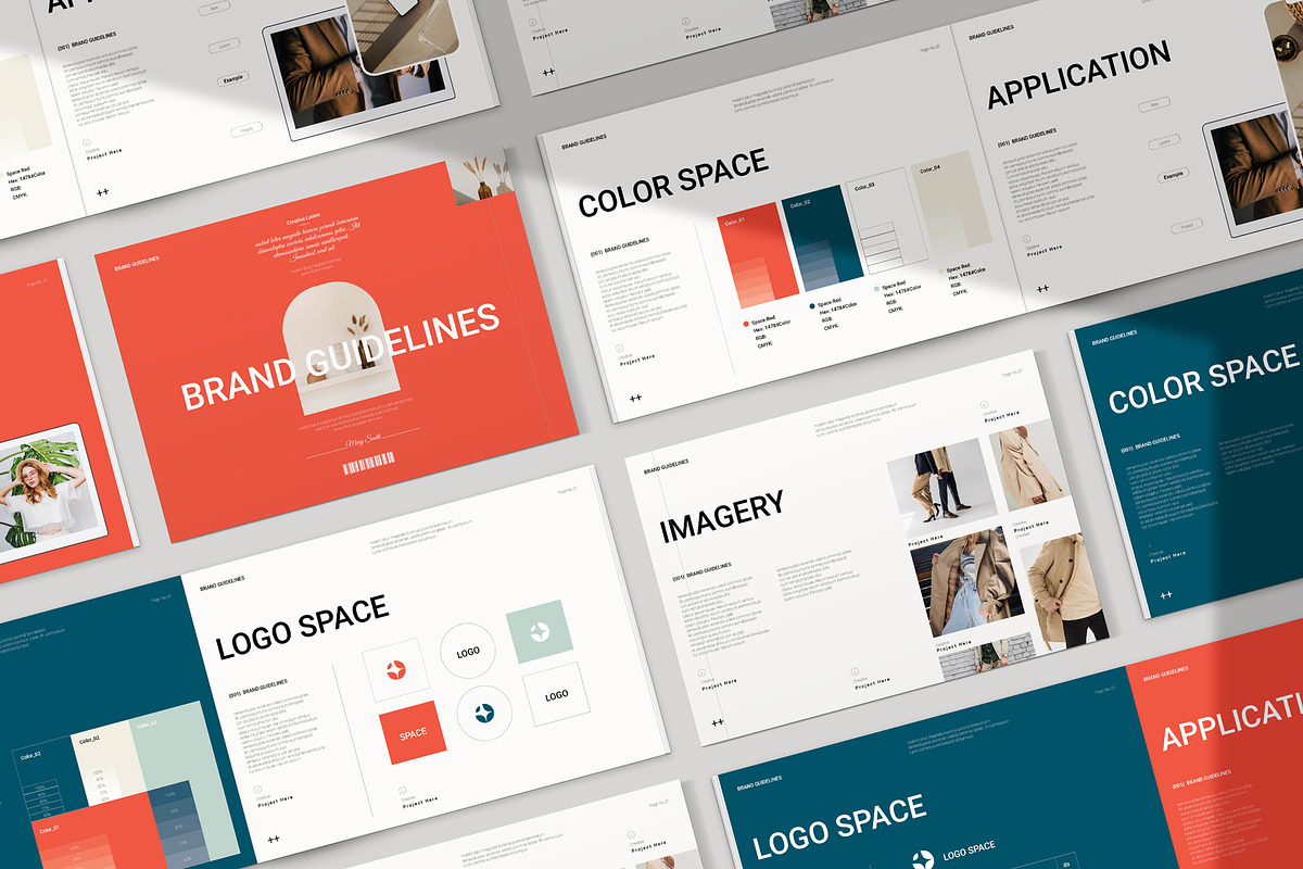 Brand Guidelines Layout preview 4