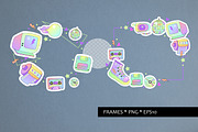 Retro vibes cliparts, vector., an Object Graphic by VaraNa Art (Thumbnail 7 of 11)