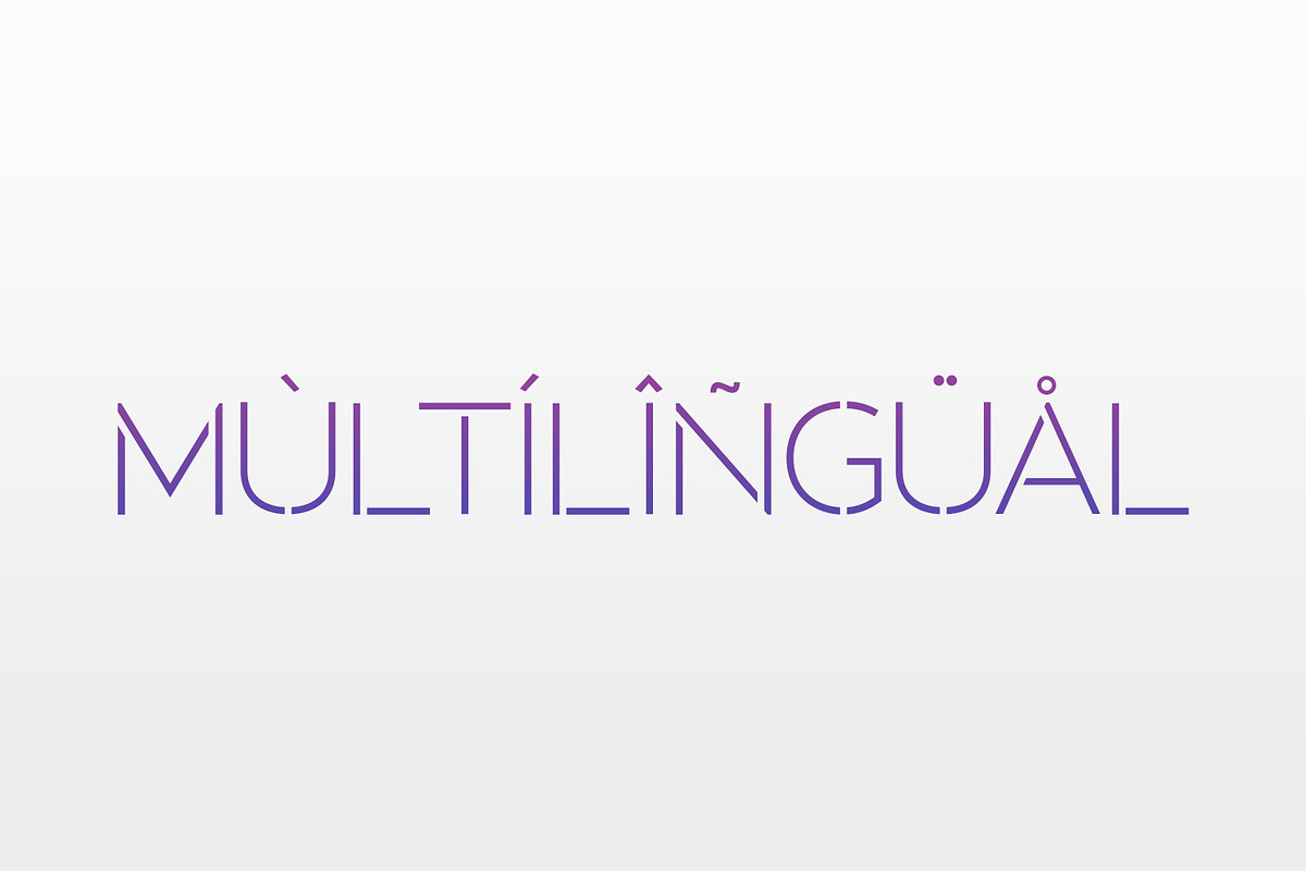Towards - Minimal Stencil Font, a Font by Almarkhatype (Photo 10 of 10)