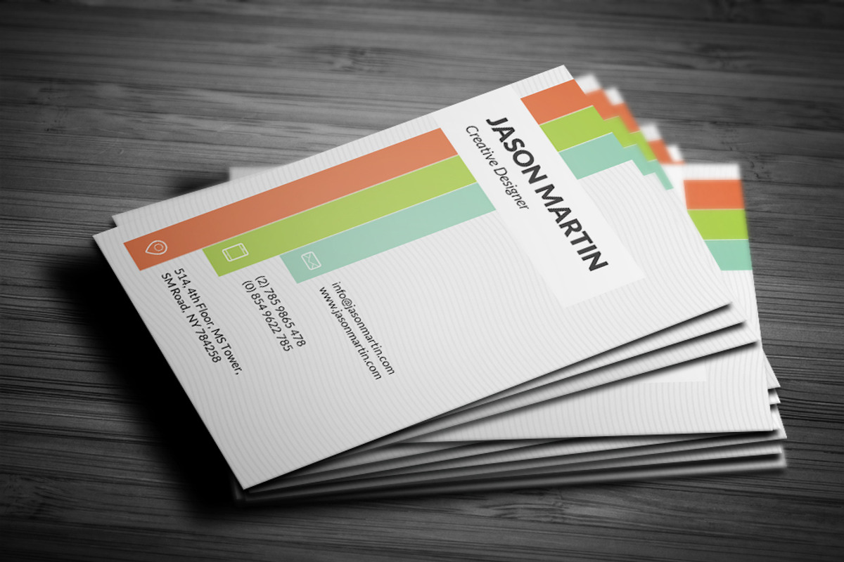 Creative Individual Business Card, a Business Card Template by bouncy (Photo 3 of 4)