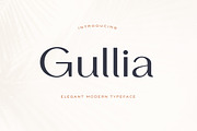 Gullia Elegant Typeface, a Sans Serif Font by Yukita Creative (Thumbnail 1 of 10)