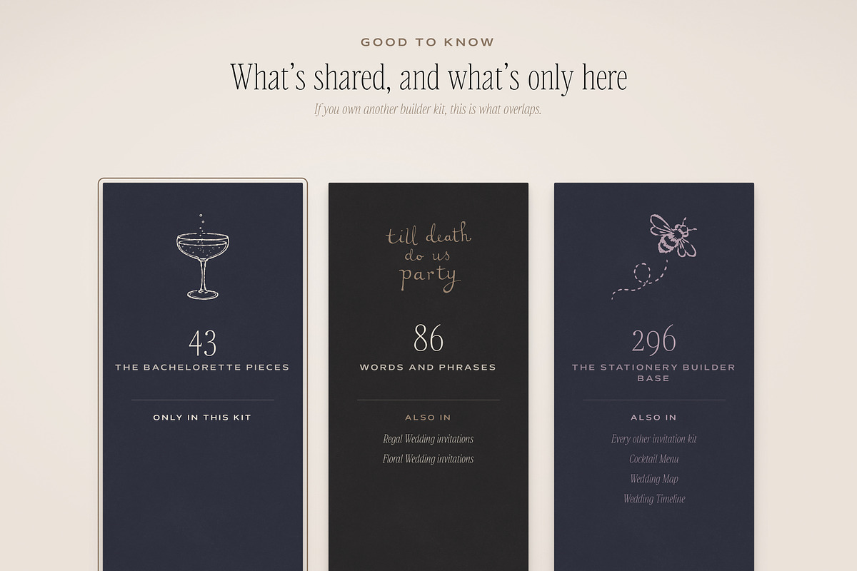 Bachelorette Invitation & Sign Kit, an Object Graphic by The October Creative (Photo 18 of 18)