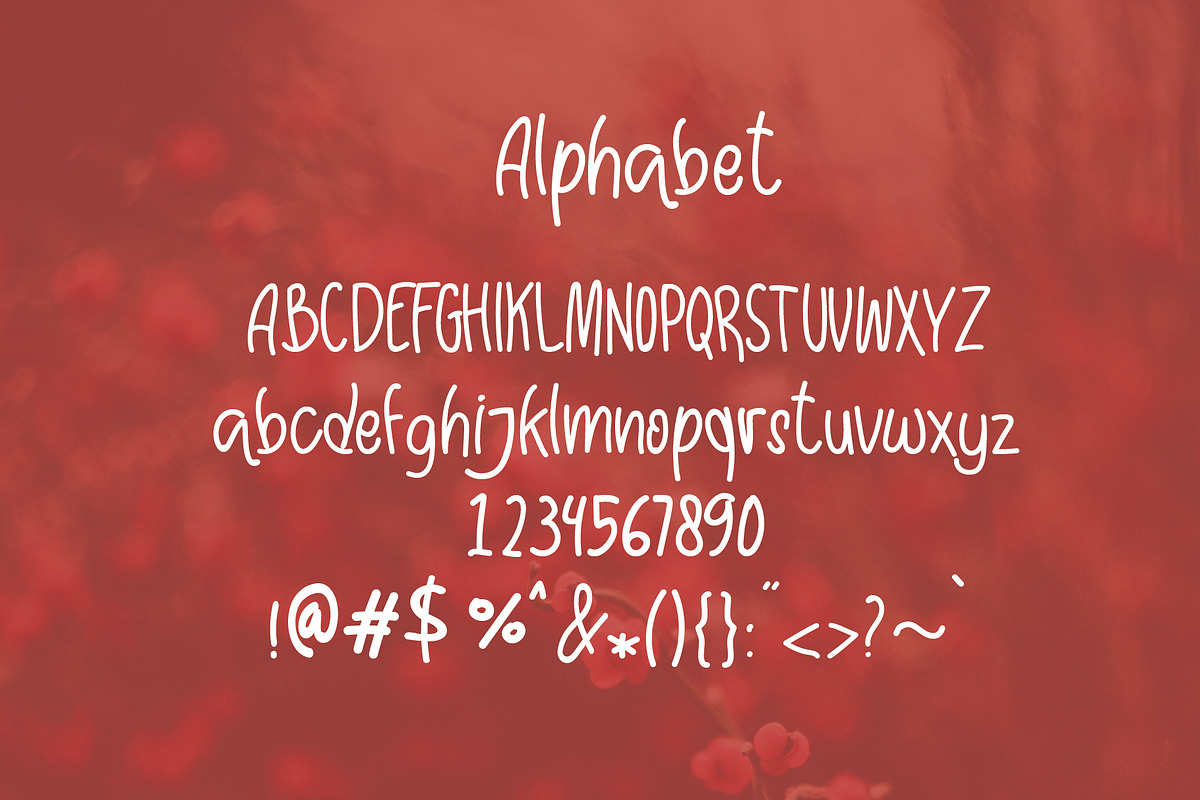 Amora - Cute Font preview 3