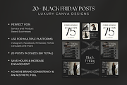 Black Friday Instagram Posts | Canva, a Social Media Template by Meraki Templates (Thumbnail 2 of 8)
