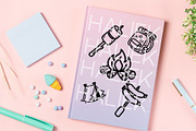 Camping Girly SVG Bundle, an Object Illustration by HalieKStudio (Thumbnail 8 of 10)