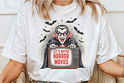 Let's Watch Horror Movies Halloween, an Illustration by DreamCafeArt (Thumbnail 2 of 7)