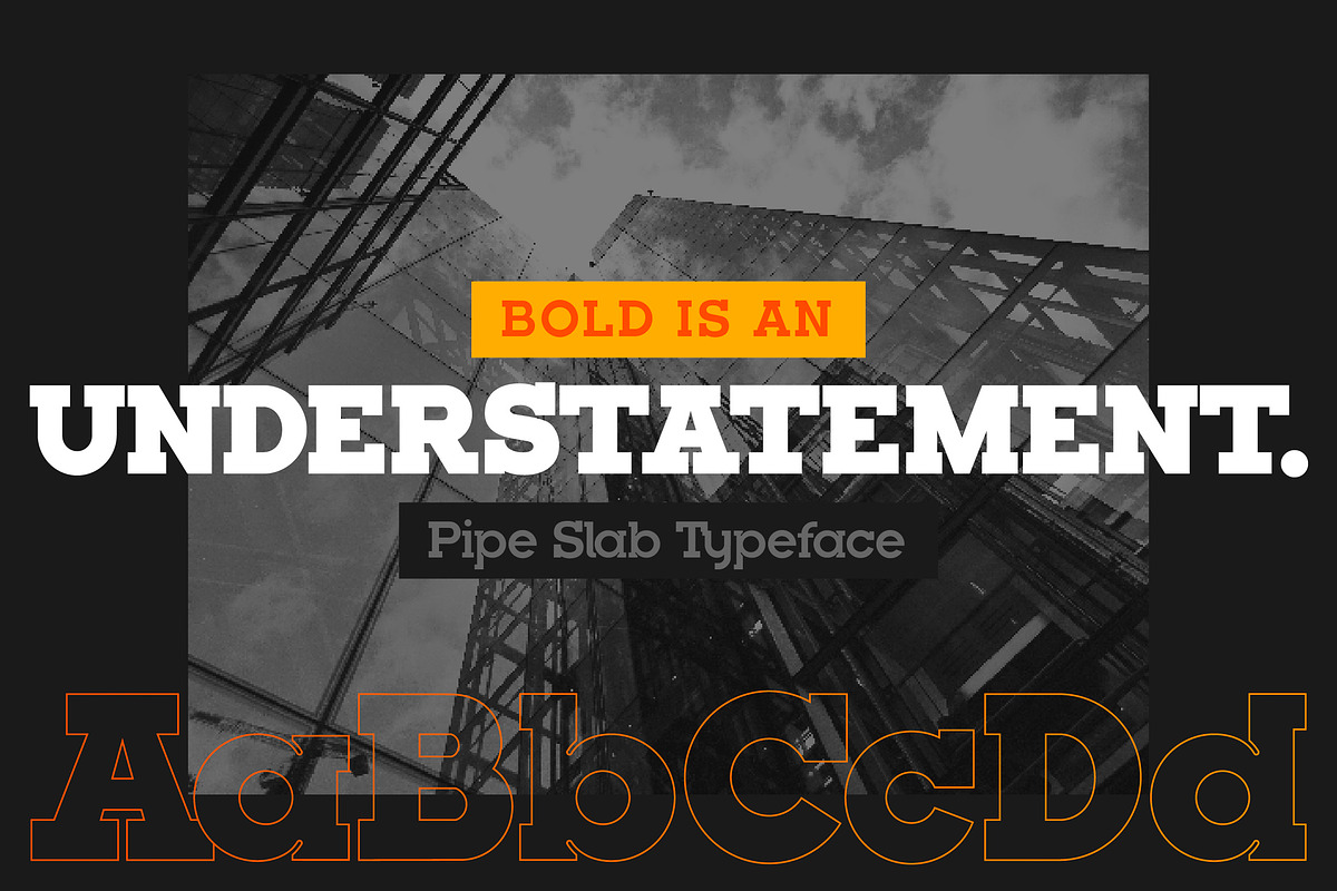 Pipe Font Bundle - Geometric Duo, a Slab Serif Font by Lateral Design (Photo 17 of 18)