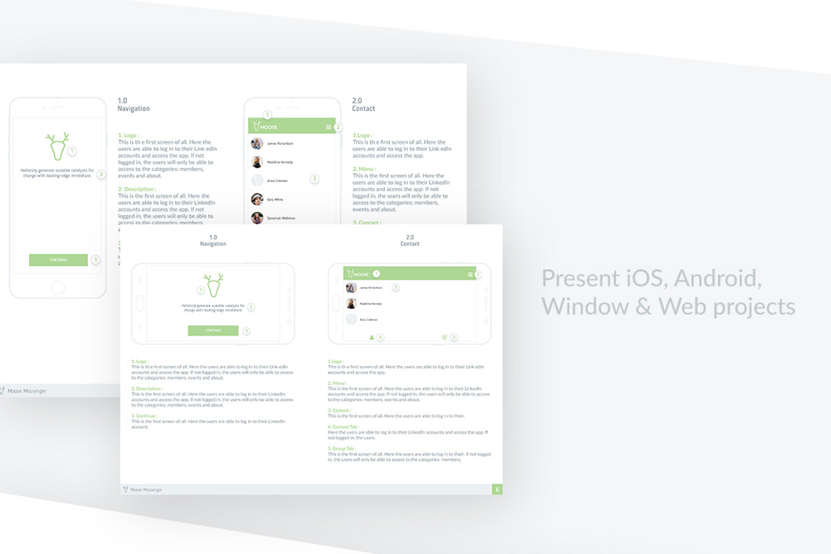 Moose - Documentation Kit, an UI Kit Template by UIMint (Photo 5 of 7)