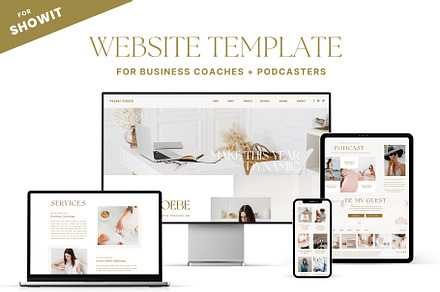 Showit Website Template: Phoebe, a Websites & App Template by Seaside Creative