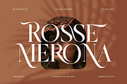Rosse Merona Modern Serif Font, a Serif Font by timelesstype.co (Thumbnail 1 of 20)