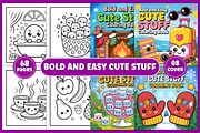 Bold and Easy Cute Stuff Coloring, a Decorative Illustration by Design Station (Thumbnail 1 of 4)