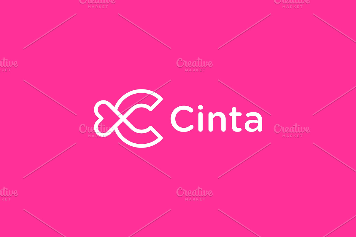Letter C Love Heart Romance Logo, a Branding & Logo Template by ika trisiana (Photo 3 of 5)