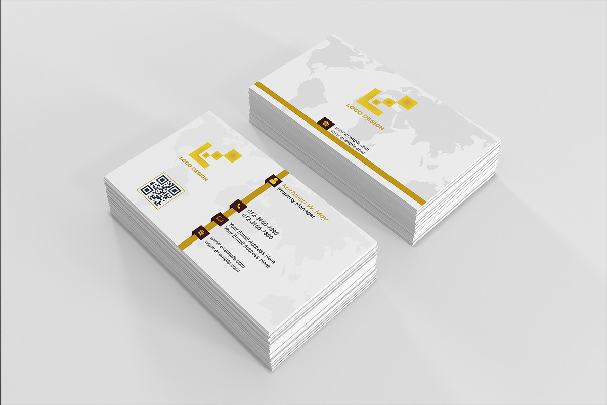 Simple Corporate Card PSD preview 3