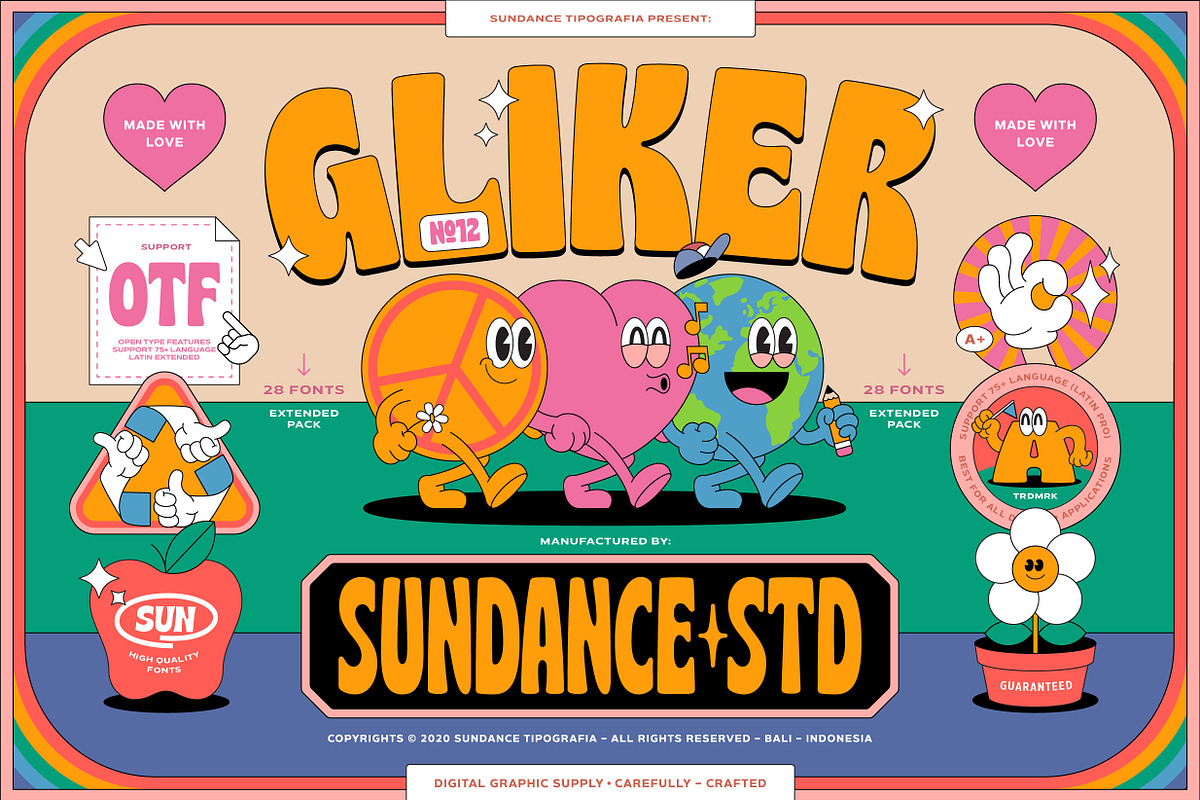 50% Off Gliker Font Family