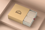 Square Gift Box Mockups, a Packaging Mockup by graphicstuff.std (Thumbnail 7 of 10)