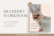 Mulberry Workbook | CANVA, a Magazine Template by Ralony (Thumbnail 1 of 10)