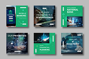 Mobile Banking Social Media Post, a Social Media Template by MightyDesign (Thumbnail 1 of 8)