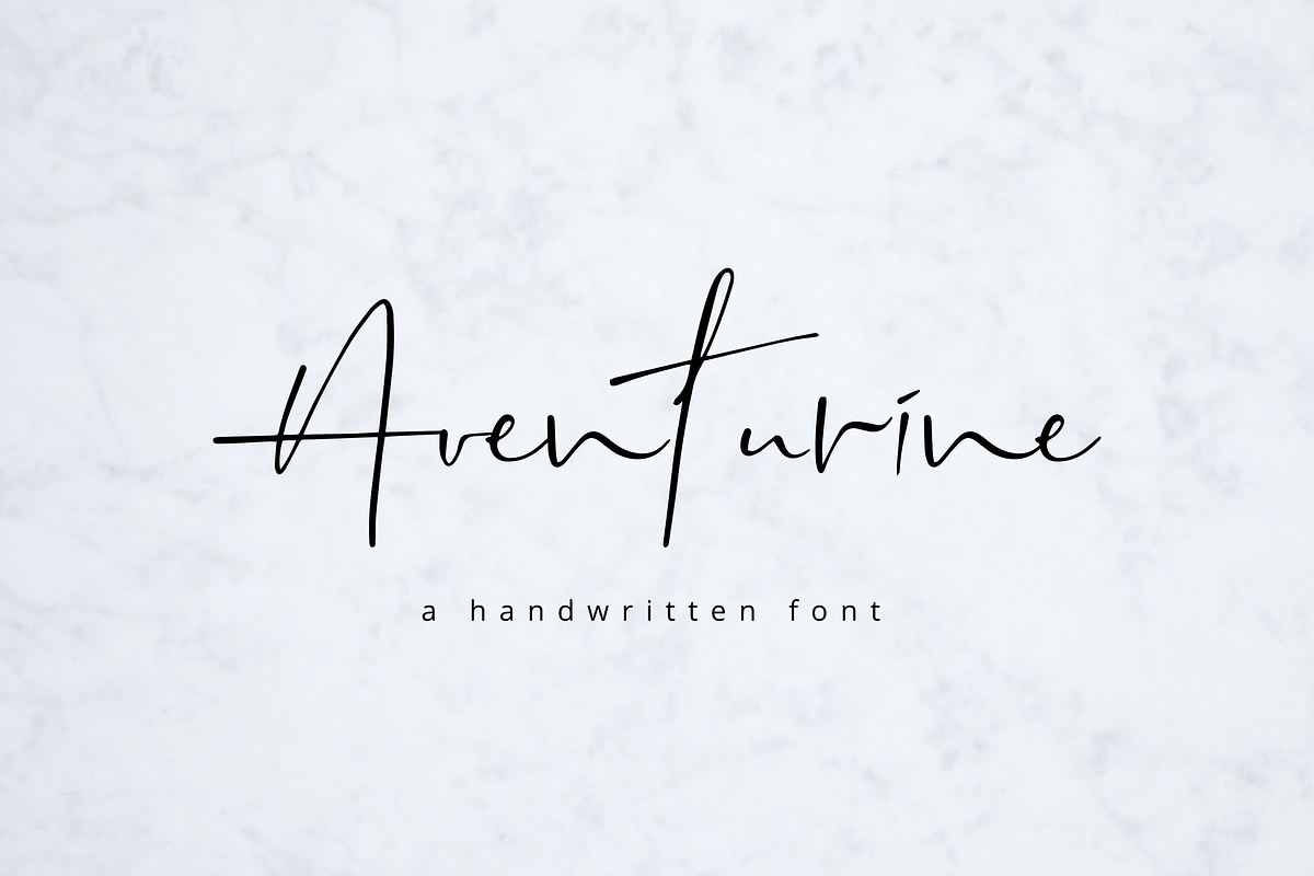 Authentic Handwritten Font, a Script Font by deTheme (Photo 1 of 8)
