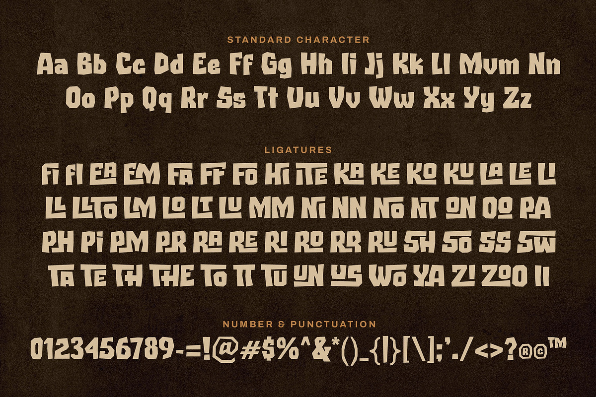 Spirit Stone – Ligature Logo Font, a Sans Serif Font by Lettersiro (Photo 7 of 9)