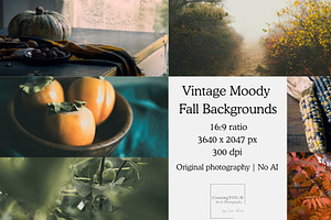 Vintage Moody Fall Backgrounds