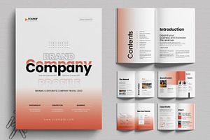 Professional Company Brochure Design, a Brochure Template by MightyDesign