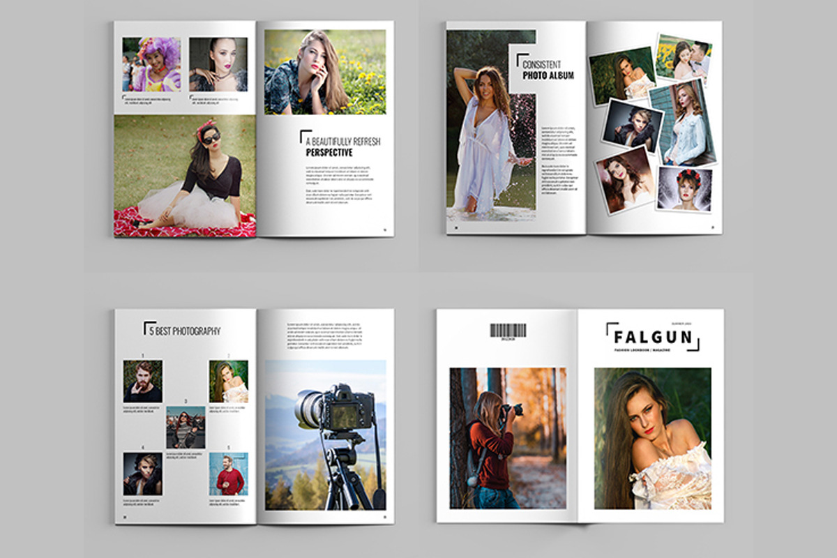 Fashion Photobook Magazine Template, a Magazine Template by xtratimebd (Photo 4 of 4)