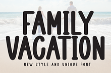 Family Vacation | Script Font