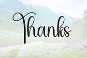 Nature | Script Font, a Handwritten Font by Scratchones (Thumbnail 9 of 9)