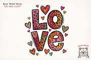 Valentine Love & Coffee Illustration, an Illustration by GlitterCraft (Thumbnail 6 of 41)