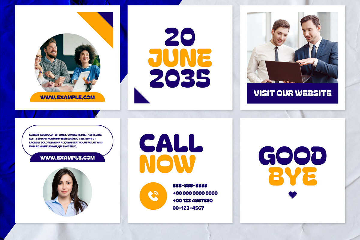 Social Media Post Layout, a Social Media Template by MightyDesign (Photo 3 of 6)