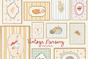 Cottage Core Nursery Wall Art Prints, a Background Graphic by Artemsky (Thumbnail 1 of 12)