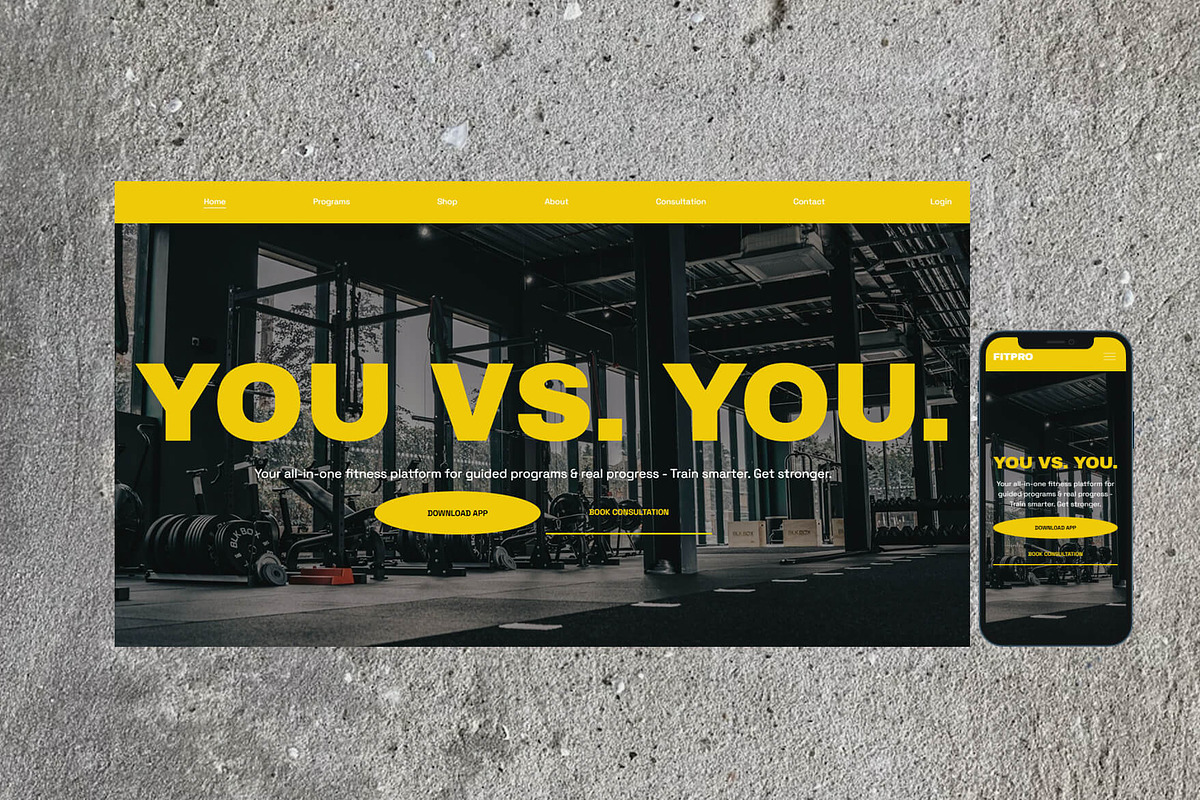 FitPro - Squarespace Template, a Squarespace Template by Gem Media (Photo 4 of 5)