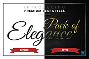 Elegance #1 - 15 Text Styles, a Layer Style Add-On by Jonas Stensgaard (Thumbnail 17 of 18)