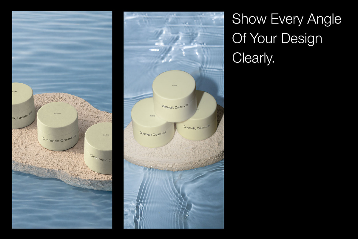 Cosmetic Cream Jar Mockup Kit, a Packaging Mockup by Mocktopia (Photo 4 of 8)