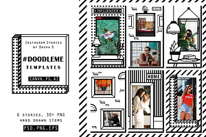 DoodleMe CANVA, PS Stories