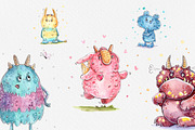 Emotional Monsters - 9 characters, an Illustration by Kristina Crocus (Thumbnail 3 of 4)